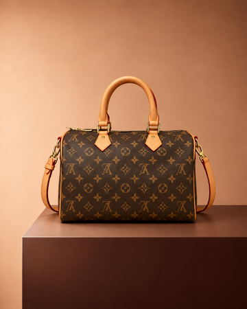 Louis Vuitton Speedy Bandoulière 35 Monograma Marrón