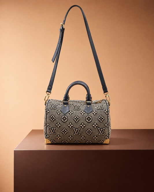 Louis Vuitton Speedy Bandoulière Monograma Denim