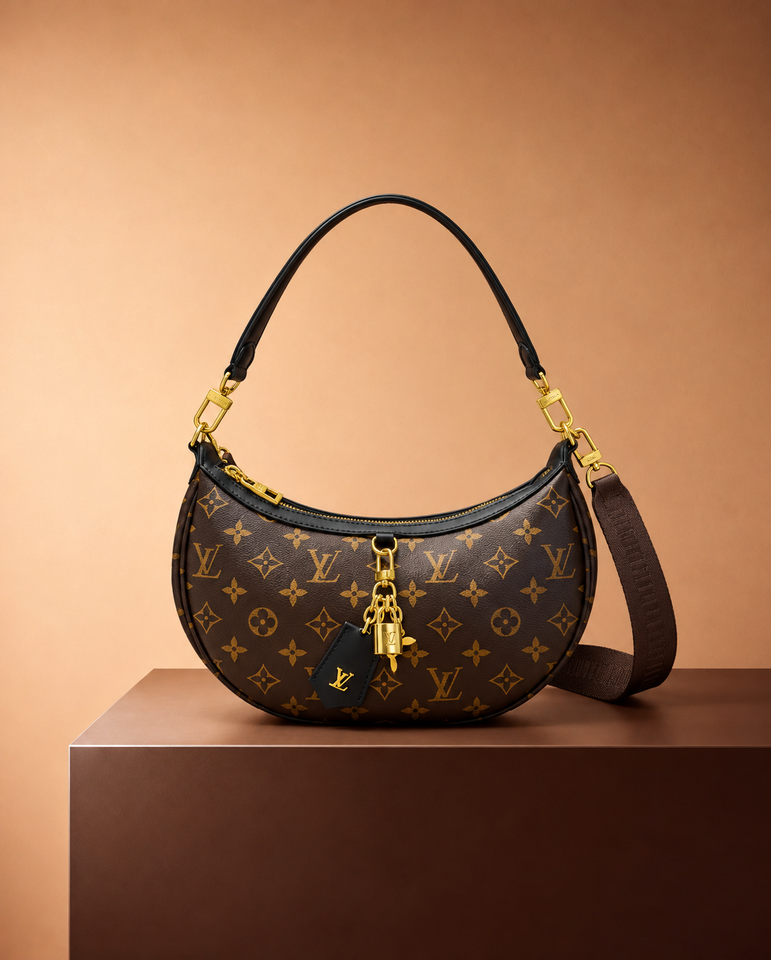 Louis Vuitton Looping Marrón