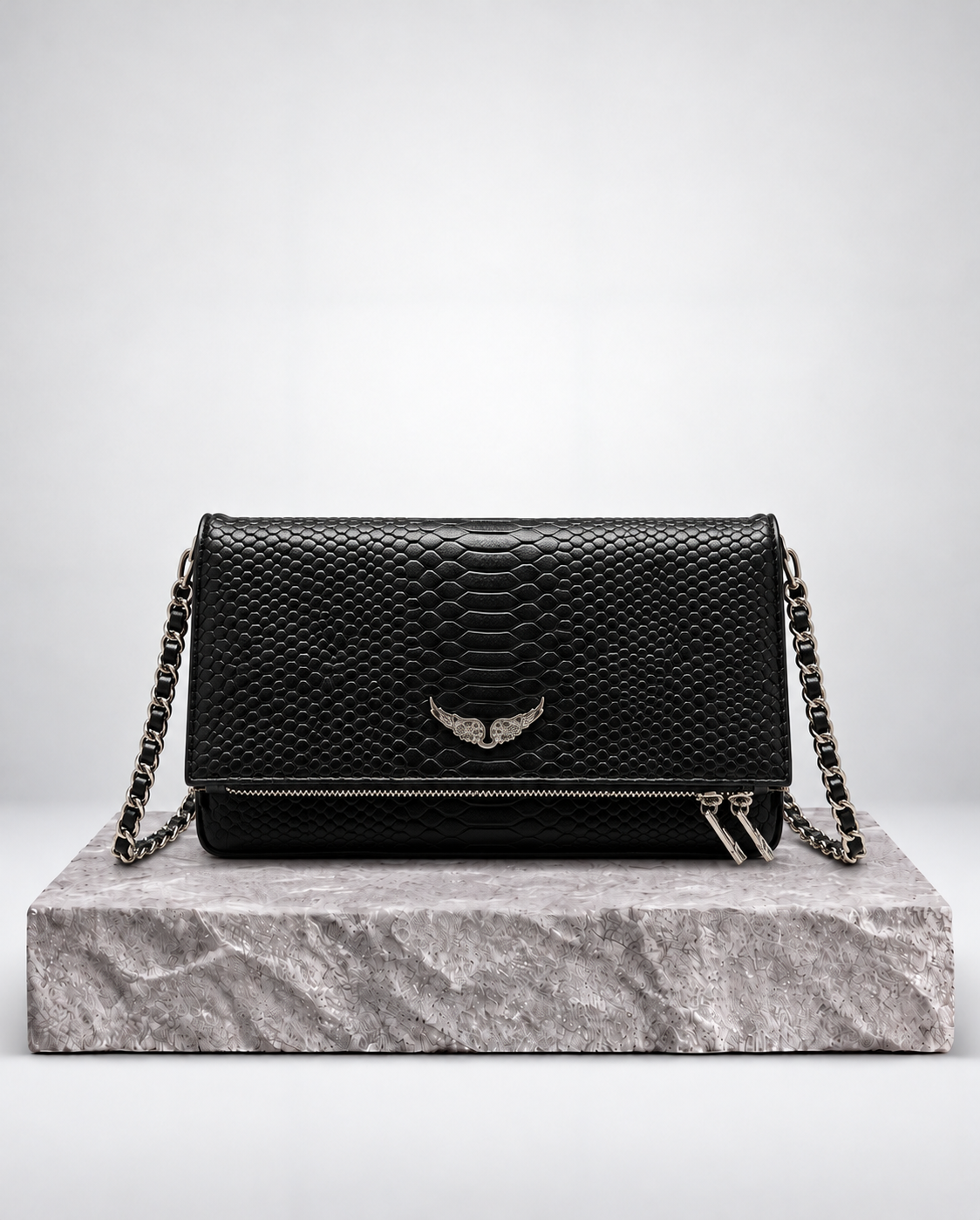 Zadig & Voltaire Rock Negro Croco