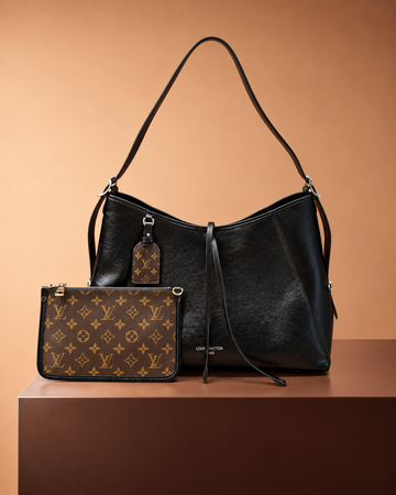 Louis Vuitton CarryAll Vibe MM Negro