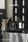 Chanel 25 Negra Mini