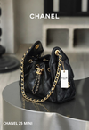 Chanel 25 Negra Mini