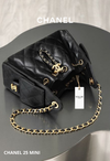 Chanel 25 Negra Mini