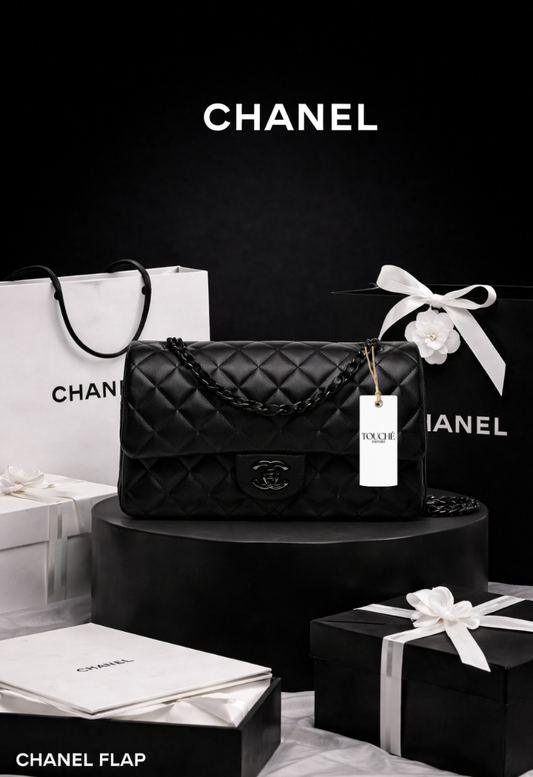 Chanel Classic Flap Herrajes Negros