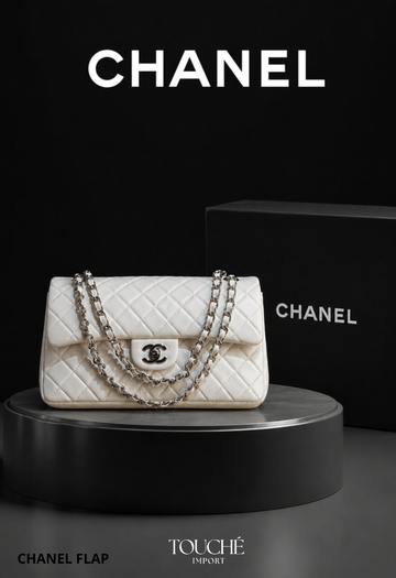 Chanel Flap Blanca