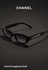 Chanel Rectangular Black Lentes-Sunglasess