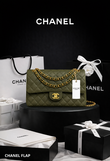 Chanel Flap Verde Oliva