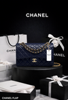 Chanel Flap Azul Marino