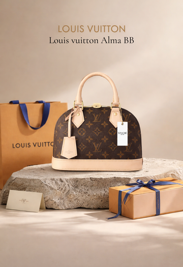 Louis vuitton Alma BB Clásica Marrón Epi Leather