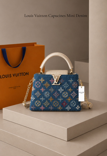 Louis Vuitton Capucines Mini Denim