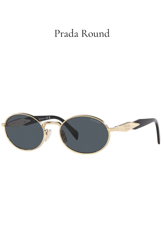 Prada Round Gold