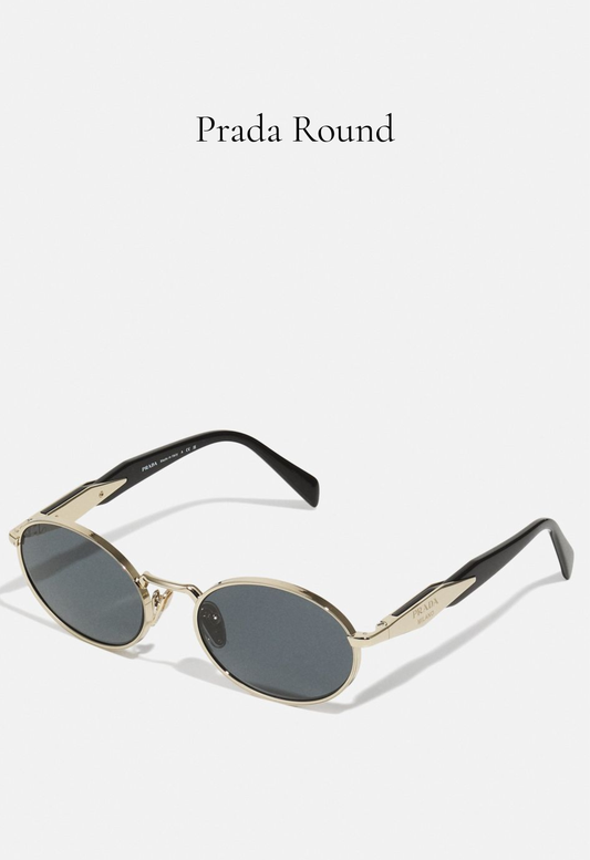 Prada Round Gold