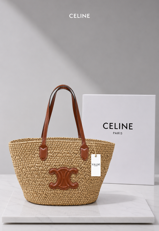 Celine Tote Tejida Triomphe