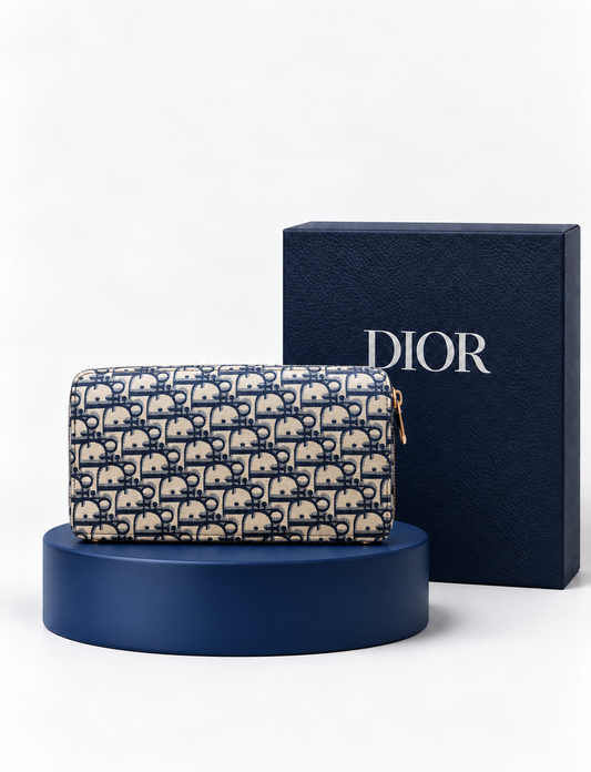 Christian Dior Wallet Muse Azul