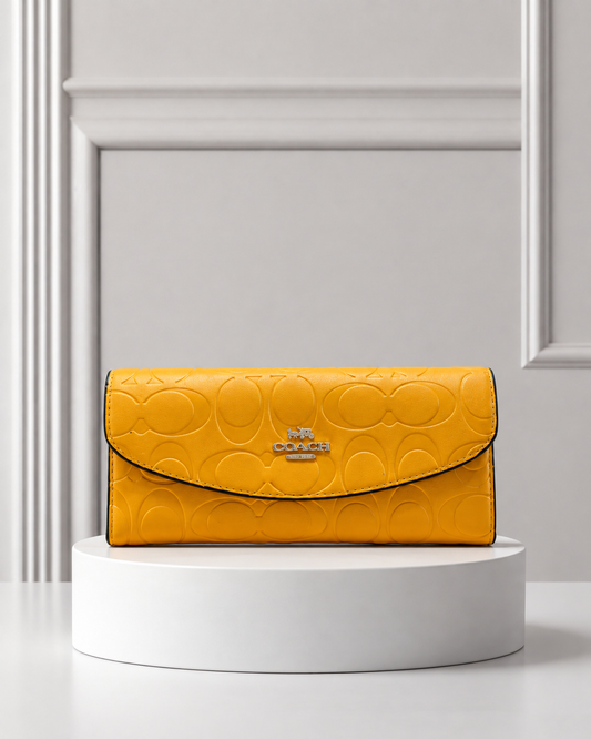 Coach Soft Wallet Signature Amarillo