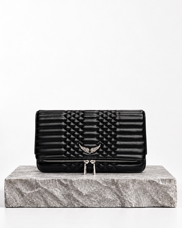 Zadig & Voltaire Rock Matelassé Negro