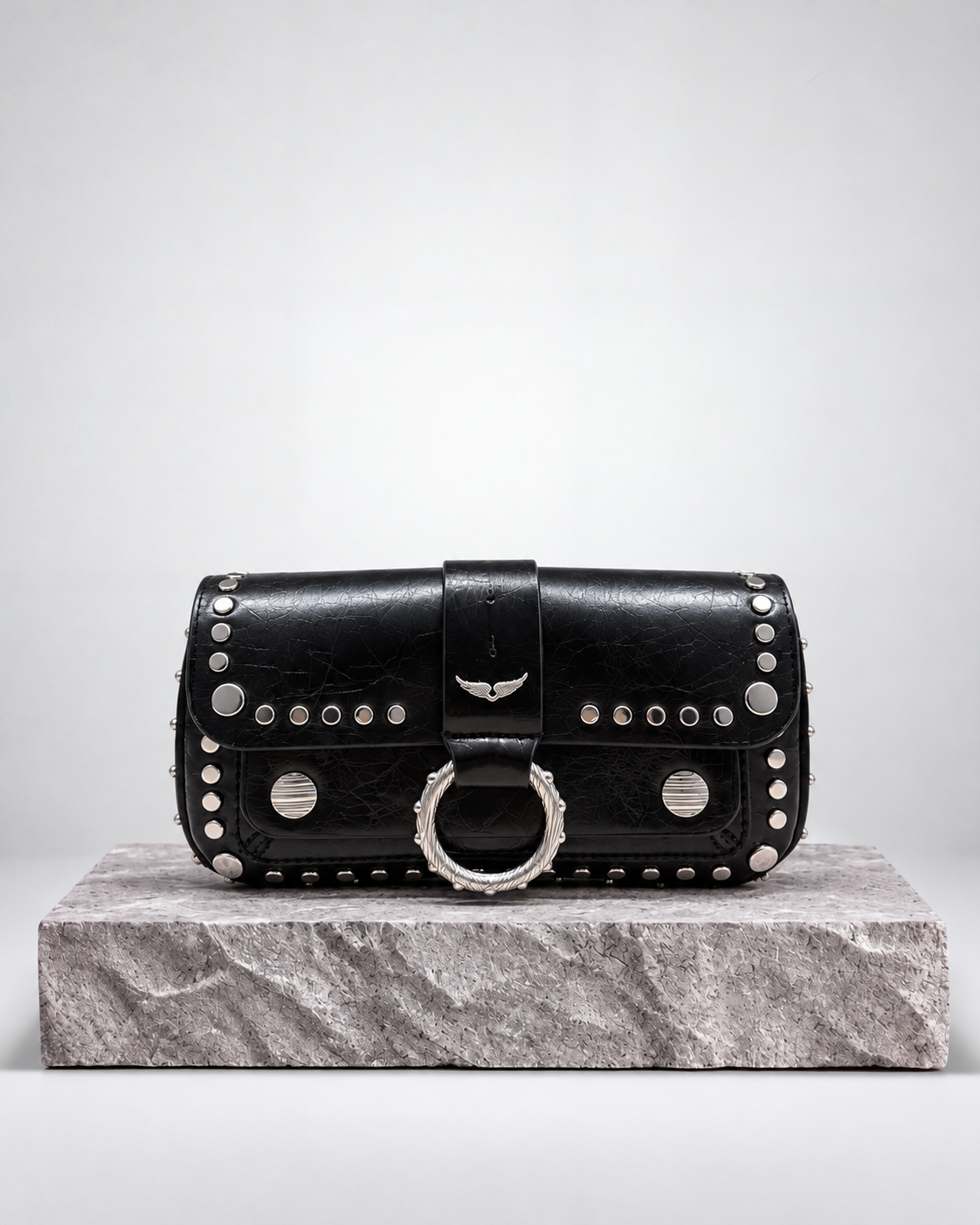 Zadig & Voltaire Kate Studs Negra