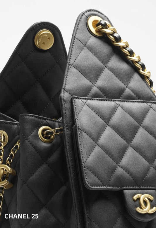 Chanel 25 Negro Médium
