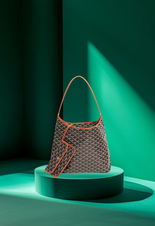 Goyard Hobo Boheme Bag Estampado Camel