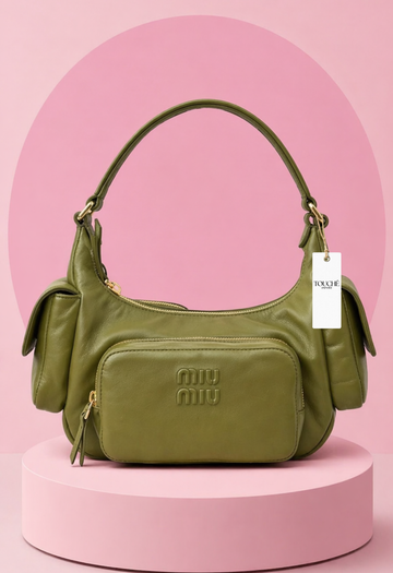 Miu Miu Multi Pocket Verde Oliva