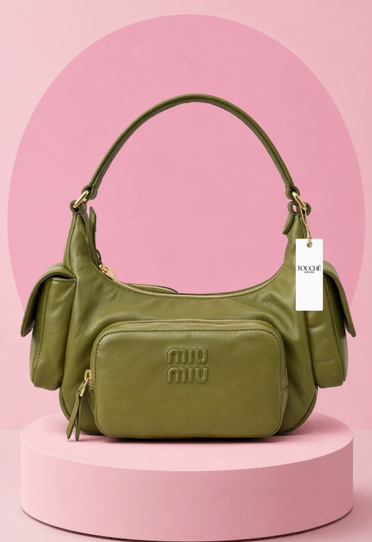 Miu Miu Multi Pocket Verde Oliva