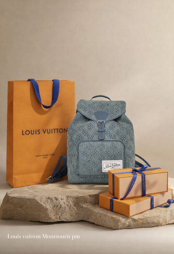 Louis vuitton Mochila Monogram Denim Jean calidad espejo.