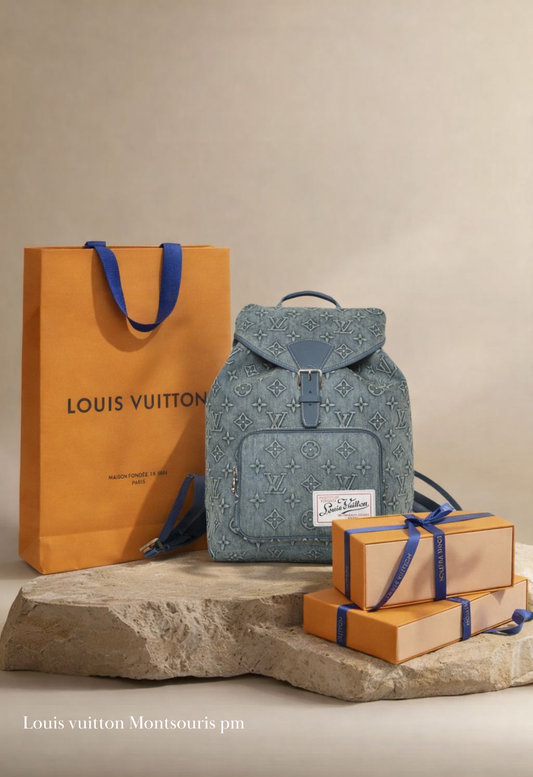 Louis vuitton Mochila Monogram Denim Jean calidad espejo.