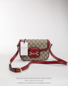 Gucci Velvet Bordó Monograma