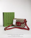Gucci Velvet Bordó Monograma