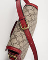 Gucci Velvet Bordó Monograma