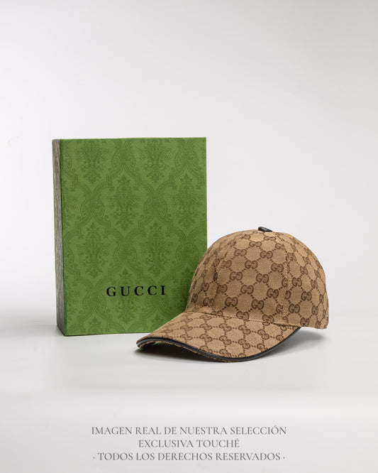 Gucci Canvas Cap Beige