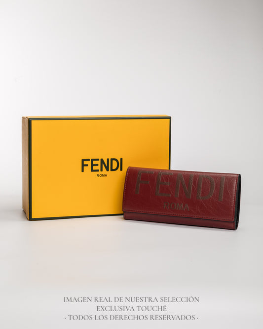 Fendi Wallet Bordó