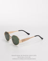 Celine Triomphe Oval Verde