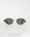 Celine Triomphe Oval Verde