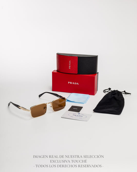 Prada Symbole Rectangular Sepia