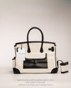 Hermès HAC Medium Blanco