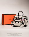 Hermès HAC Medium Blanco