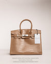 Hermès Birkin Camel Cocodrilo