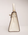 Hermès Kelly Blanco Cocodrilo