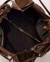 Gucci Hobo Marrón Gamuza