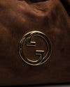 Gucci Hobo Marrón Gamuza