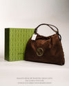 Gucci Hobo Marrón Gamuza