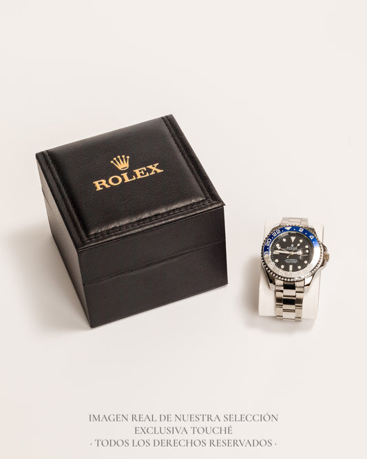 Rolex GMT-Master II Batman Plateado