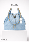 Chanel 25 Médium Denim Celeste