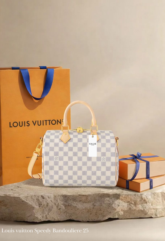 Louis vuitton Speedy Bandouliere 25 White
