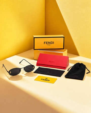 Fendi Oval Negro