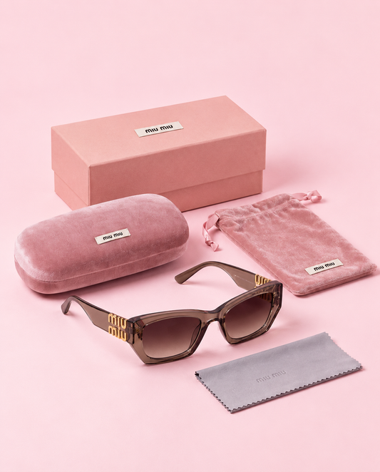 Miu Miu Glimpse Gris Transparente