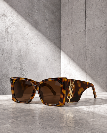 Ysaint Laurent Blaze Animal Print