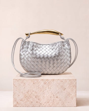 Bottega Veneta Sardine Plateado